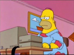 Homer Simpson goes Geek